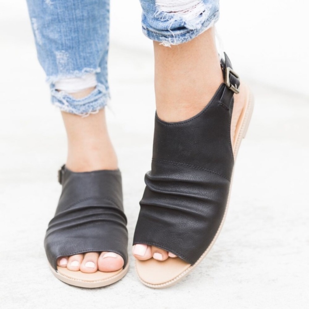 Black sandal brand new